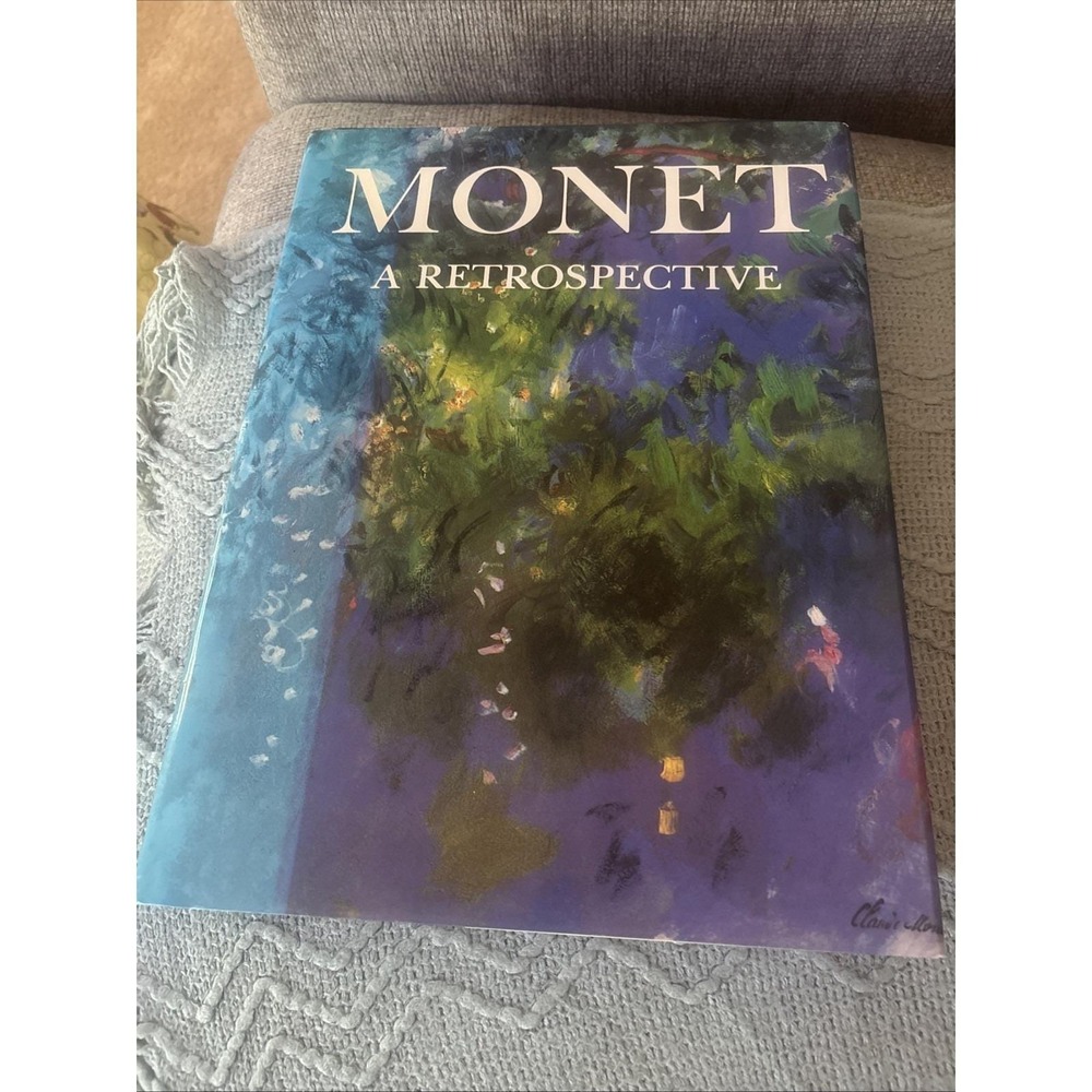 Monet: A Retrospective by Charles F. Stuckey, LARGE Hardcover 1st Edition 1985